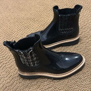 Elegant Black Women's Winter & Rain Boots